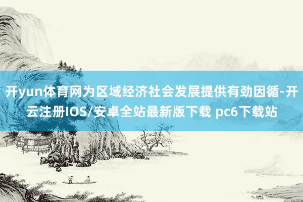 开yun体育网为区域经济社会发展提供有劲因循-开云注册IOS/安卓全站最新版下载 pc6下载站