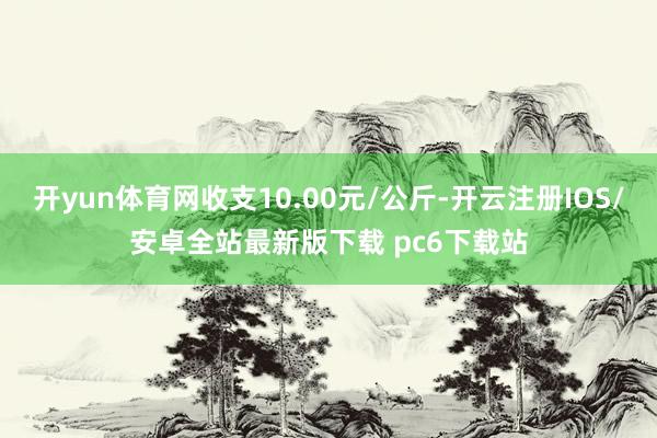 开yun体育网收支10.00元/公斤-开云注册IOS/安卓全站最新版下载 pc6下载站