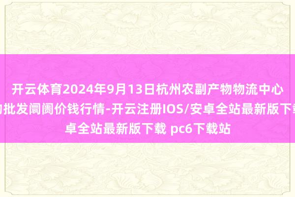 开云体育2024年9月13日杭州农副产物物流中心南庄兜农产物批发阛阓价钱行情-开云注册IOS/安卓全站最新版下载 pc6下载站